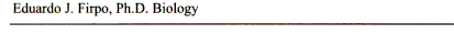Eduardo J. Firpo, Ph.D. Biology